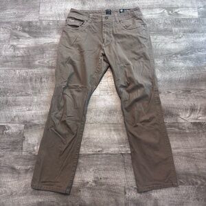 Kuhl Kanvus Jean Tan Straight Leg Utility Outdoor Pant Womens Sz. 16F